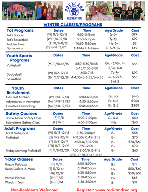 Programs and Classes